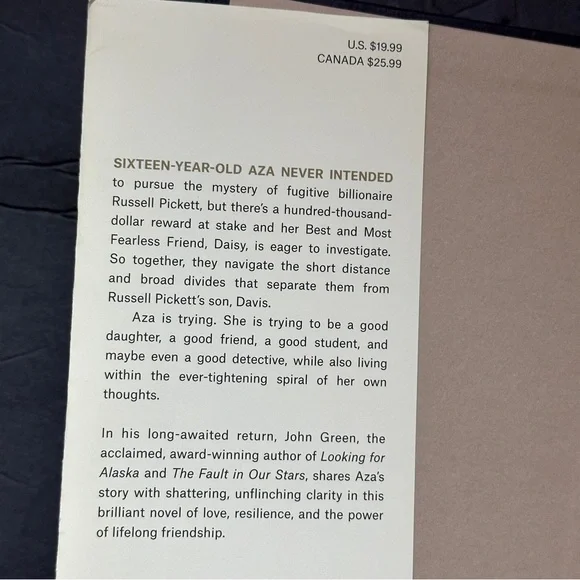 Turtles All The Way Down by John Green | Contemporary Fiction | Hardcover Book - Picture 3 of 9